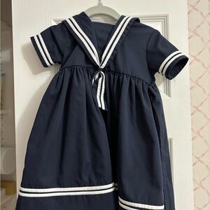 Navy Blue Feltman bros Sailor Dress for Kids
